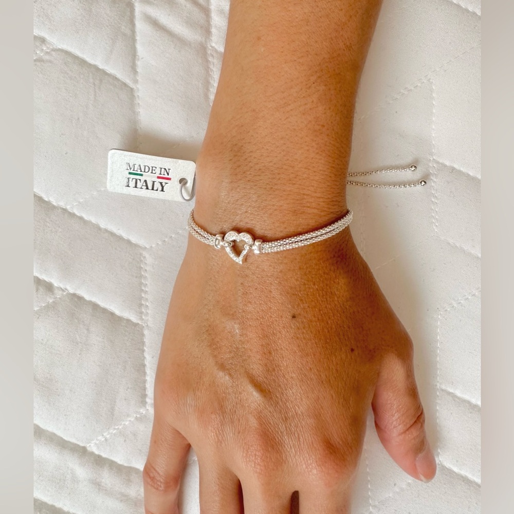Women’s Sterling Silver adjustable size bracelet NEW